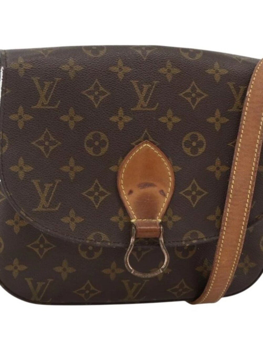 LOUIS VUITTON Monogram Saint Cloud GM Shoulder Bag M51242 LV